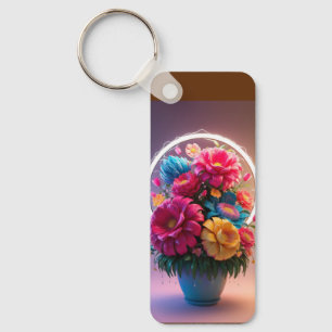 Porte-clés Impression de toile enroulée Faux