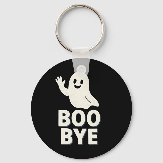 Porte-clés Impression graphique Boo Bye Ghost Halloween (Recto)