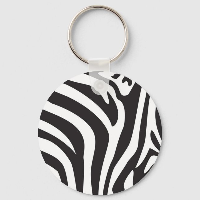Porte-clés Impression Zebra (Recto)