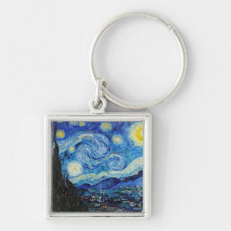 Porte-clés Impressionnisme Vincent Van Gogh Starry Starry Nui