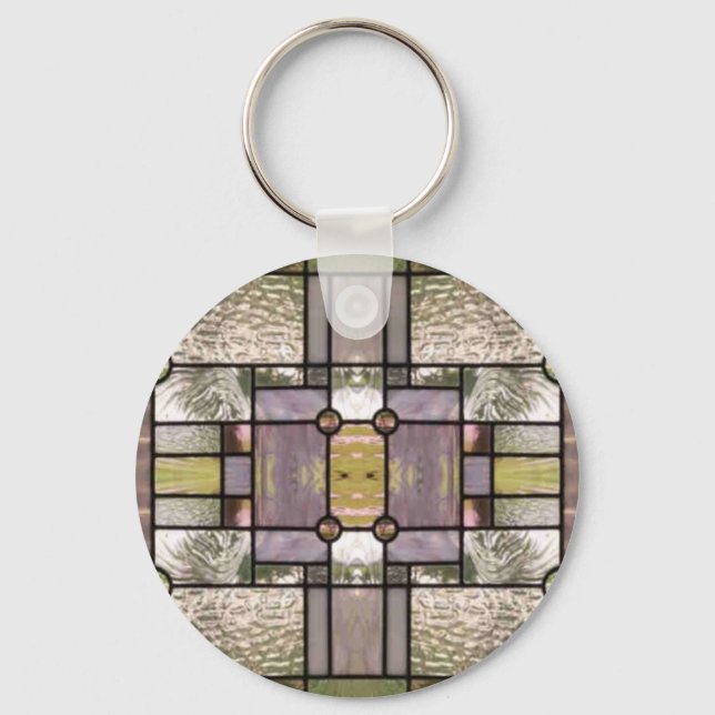 Porte-clés Impressions de vitraux (Recto)