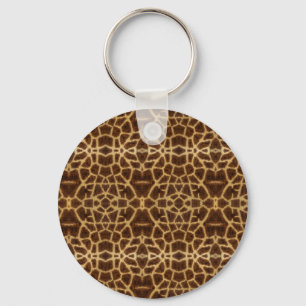 Porte-clés Imprimé animalier tendance à motif fourrure exotiq