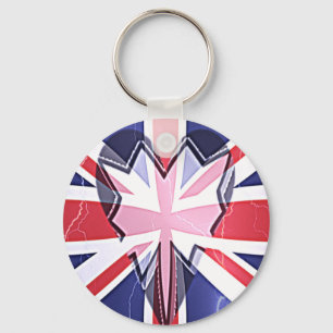 Porte-clés Imprimer "I Love UK"