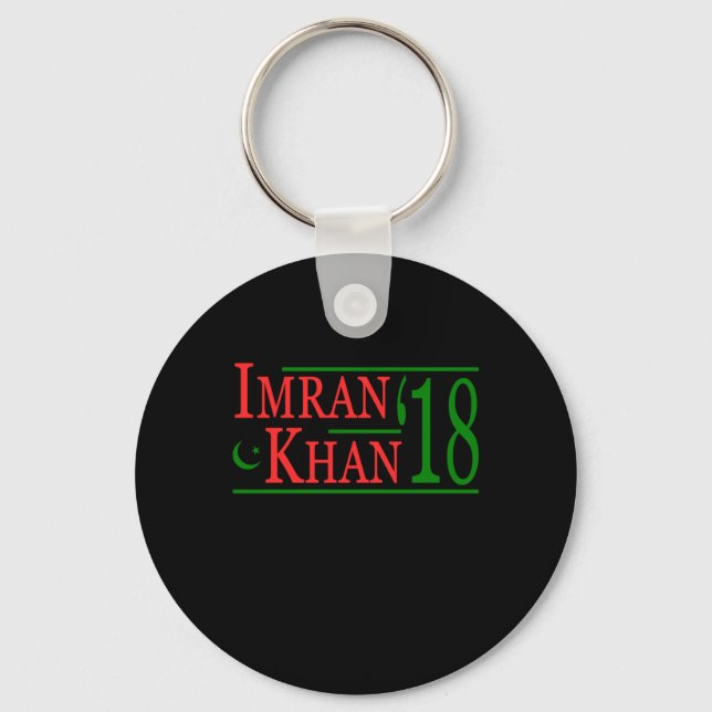 Porte-clés Imran Khan PTI 2018 Pakistan (Recto)