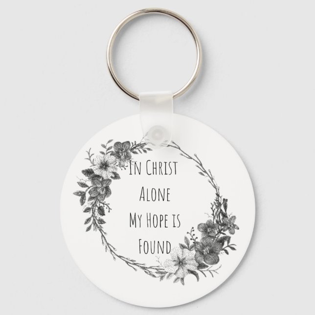 Porte-clés In Christ Alone Keychain (Recto)