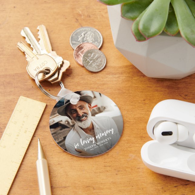Porte-clés In Loving Memory Photo Keepsake (Bureau)