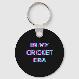 Porte-clés In My Cricket Era 80s Retro Style