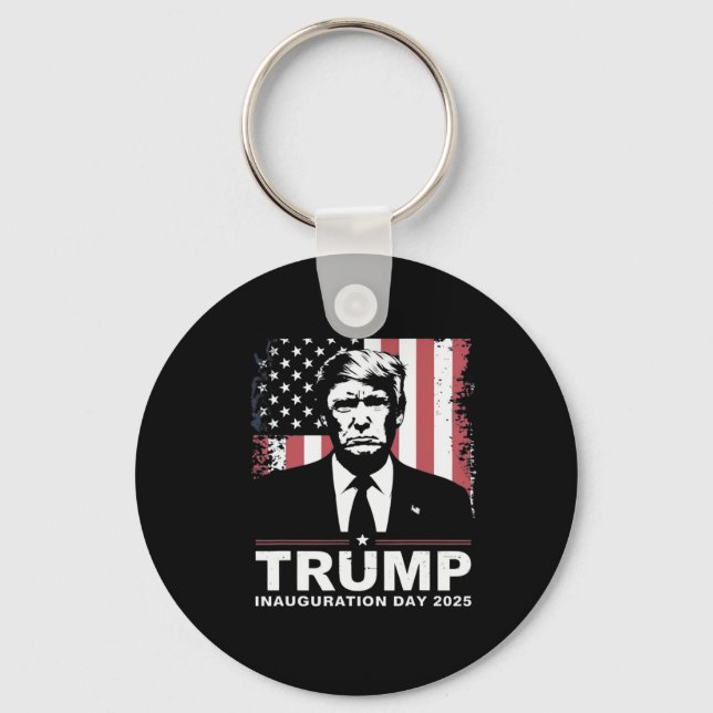 Porte-clés Inauguration 2025 du président Donald Trump 47e Pr (Recto)