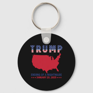 Porte-clés Inauguration 2025 Trump Élections Fin D'une Une Ci