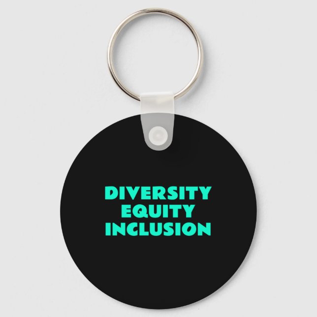 Porte-clés Inclusion de l'équité en matière de diversité - Ju (Recto)