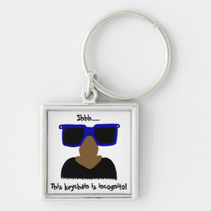 Porte-clés Incognito Moustache & Porte - clé de lunettes