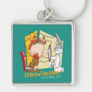 Porte-clés "Incroyable" Coiffeur BUGS BUNNY™ & Elmer Fudd