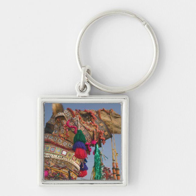 Porte-clés INDE, Rajasthan, Pushkar: FOIRE AUX CHAMEAUX DE PU (Devant)