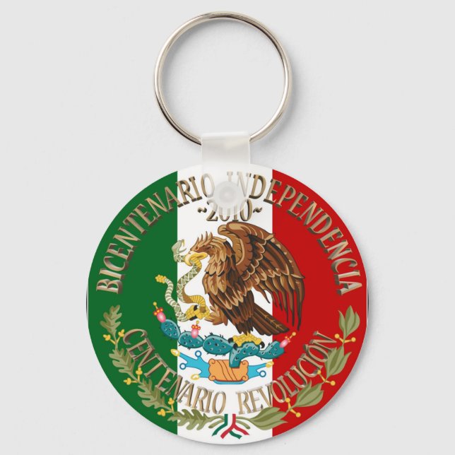 Porte-clés Indépendance/révolution mexicaine 2010 (Recto)