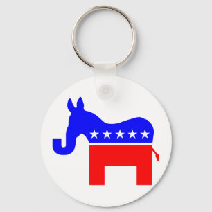 Porte-clés INDEPENDENT & BIPARTISAN - Donkey/Elephant Hybrid