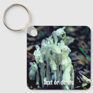 Porte-clés Indian Pipe Forest Wildflower Personalized