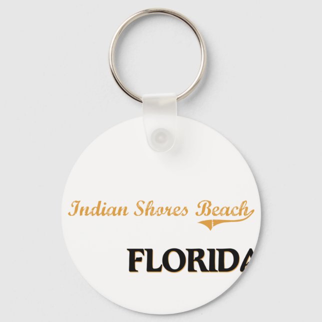 Porte-clés Indian Shores Beach Florida Classic (Recto)