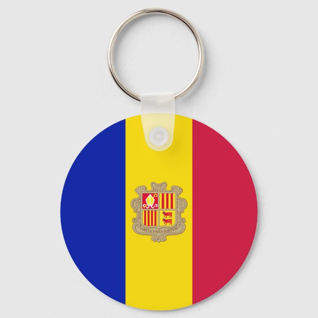 Porte-clés Indicateur Andorre (Recto)