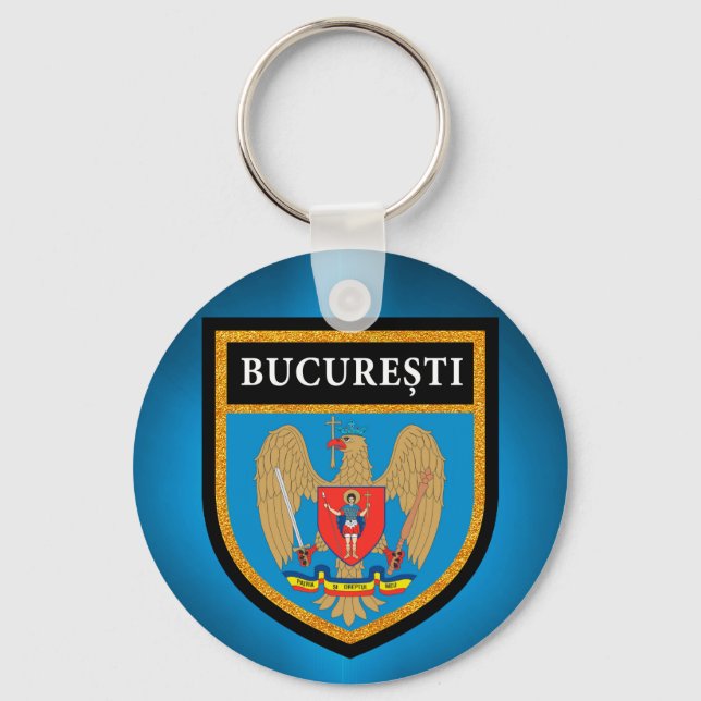 Porte-clés Indicateur Bucarest (Recto)