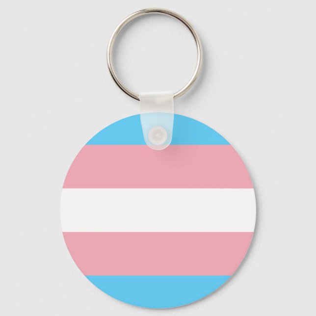 Porte-clés Indicateur de fierté transgenre (Recto)
