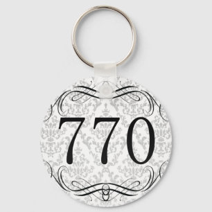 Porte-clés Indicatif régional 770