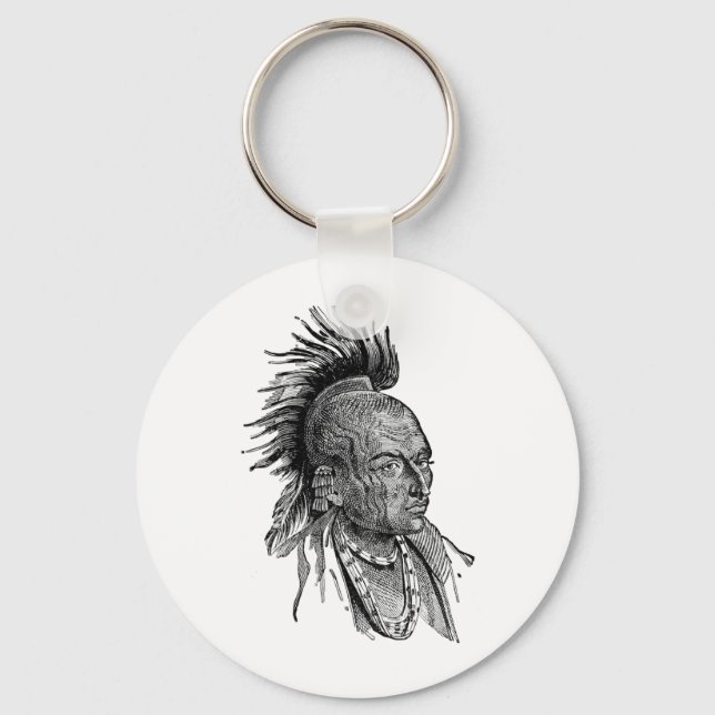 Porte-clés Indien américain (Recto)