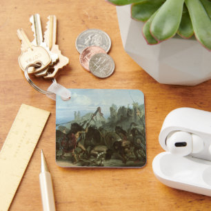 Porte-clés Indiens d'autrefois, Danse du bison par Karl Bodme