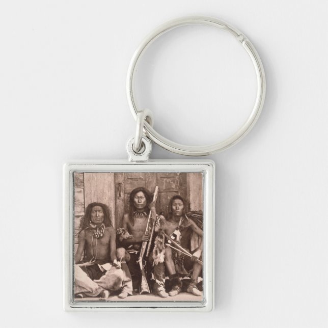 Porte-clés Indiens de Spokane, 1861 (photo de b/w) (Devant)
