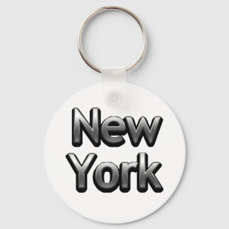 Porte-clés Industriel New York - Sur Blanc