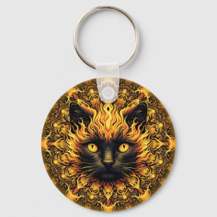 Porte-clés Inferno Kitty Mandala