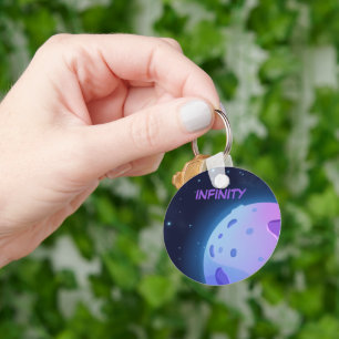 Porte-clés Infinité Dans Le Porte - clé Violet