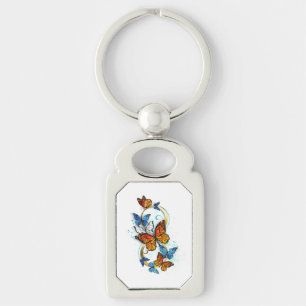 Porte-clés Infinité de papillons monarques