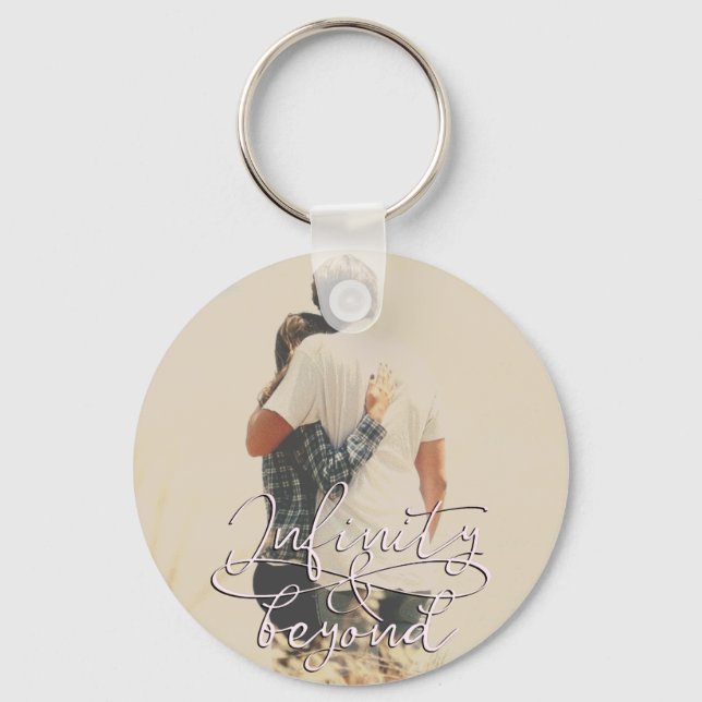 Porte-clés Infinity and Beyond Love Couple Valentine's Day (Recto)