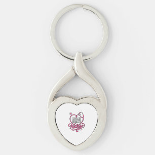 Porte-clés Infirmière à domicile Stethoscope rose Conception