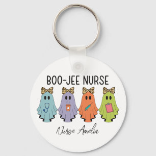 Porte-clés Infirmière Boo-Jee Halloween Fantôme Personnalisé