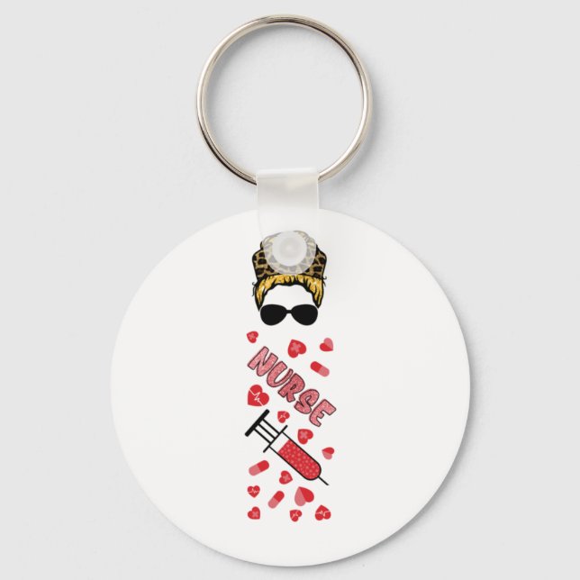 Porte-clés Infirmière Cadeau Infirmière Pen Envelopper Bund (Recto)