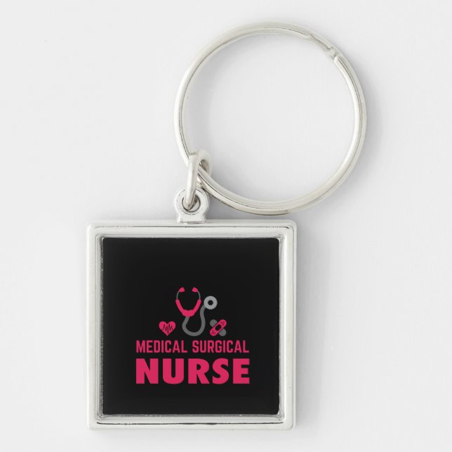 Porte-clés Infirmière Cadeau Médicale (Devant)