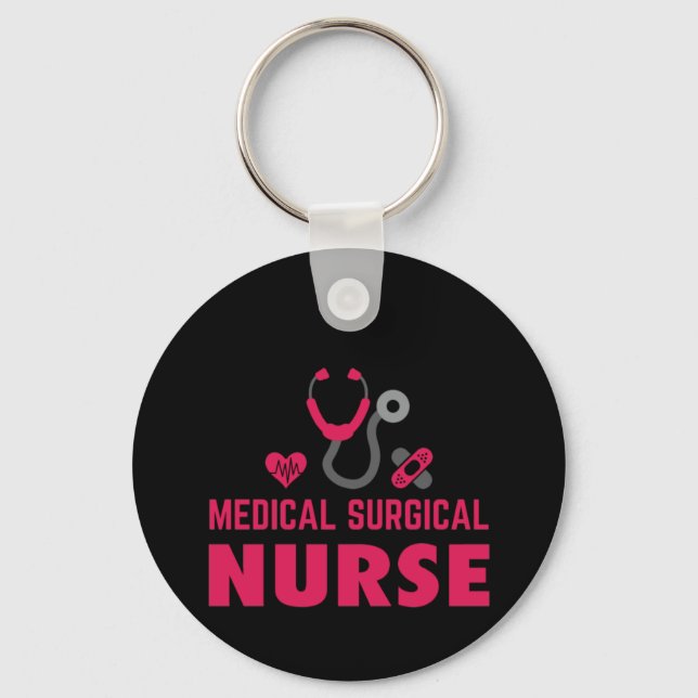 Porte-clés Infirmière Cadeau Médicale (Recto)