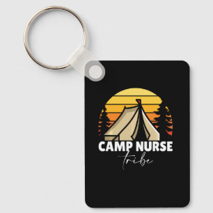 Porte-clés Infirmière de camping Tribu Camping d'été Infirmiè