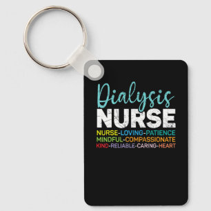 Porte-clés Infirmière de dialyse médicale infirmière diplômée