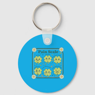 Porte-clés Infirmière de la Saint-Patrick Échelle de Douleur