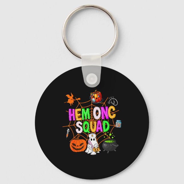 Porte-clés Infirmière de l'équipe d'hémato-oncologie Hallowee (Recto)