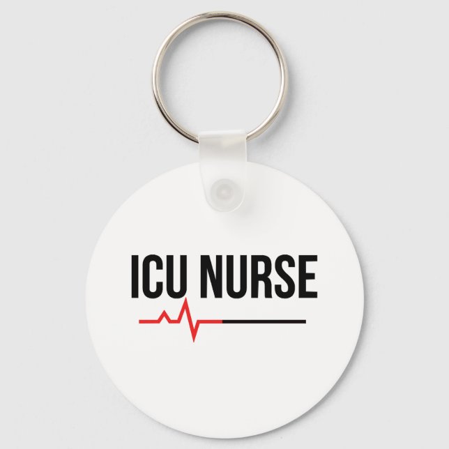 Porte-clés Infirmière de l'ICU (Recto)
