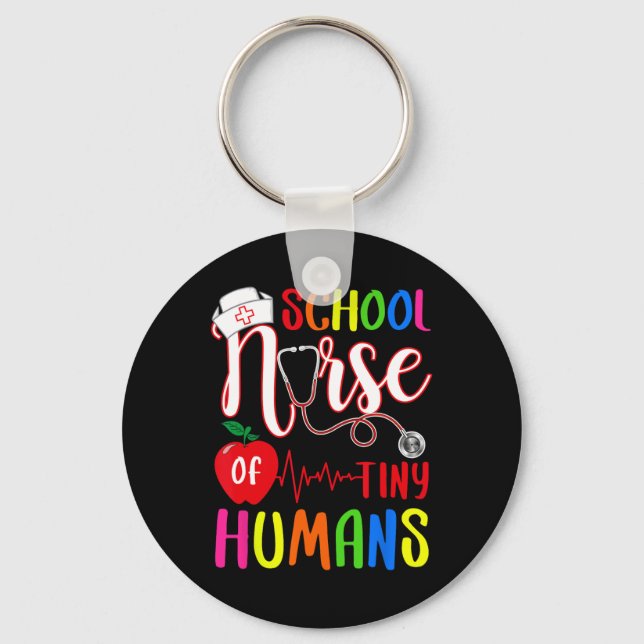 Porte-clés Infirmière De Minuscules Humains Infirmière Ck À L (Recto)