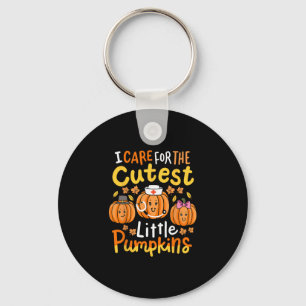 Porte-clés Infirmière de Thanksgiving Je m'occupe des petits