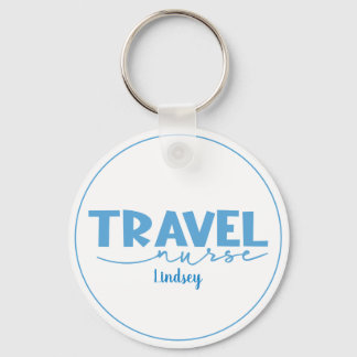 Porte-clés Infirmière de voyage personnalisée Porte - clé