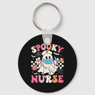 Porte-clés Infirmière éffrayante Fantôme Halloween mignonne I
