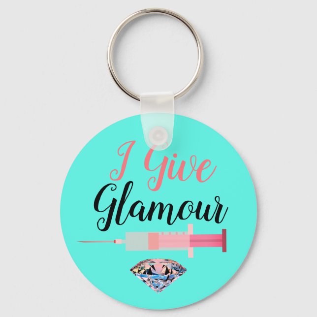 Porte-clés Infirmière glamour (Recto)