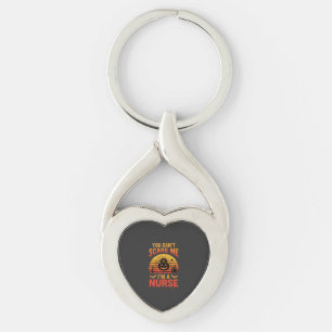 Porte-clés Infirmière Halloween Tu ne peux pas m'effrayer Vin