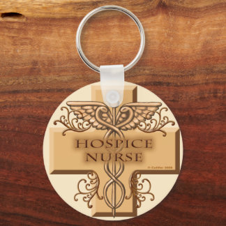 Porte-clés Infirmière hospitalière Cross Caduceus